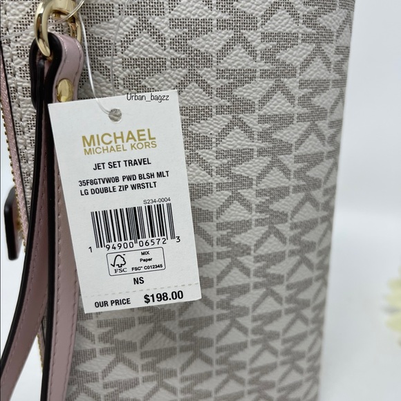 Michael Kors JST Large Double Zip Wristlet - Picture 6 of 8